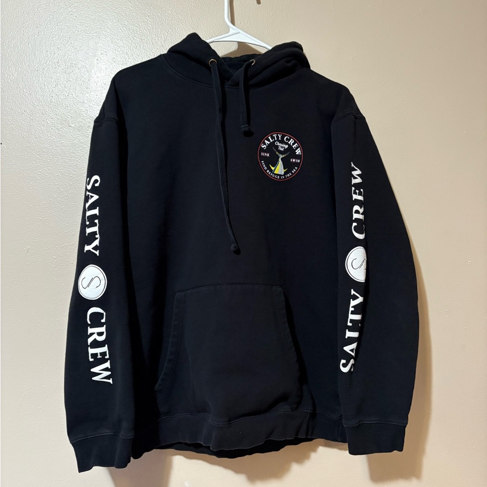 Salty Crew Black Hoodie men size large